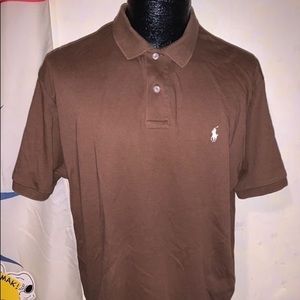 Polo Ralph Lauren brown polo shirt